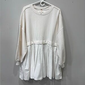 Free People Cream Sweater